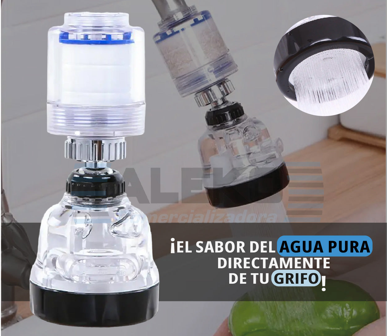 Grifo Purificador De Agua 360° X2 Grifo Purificador De Agua 360° X2